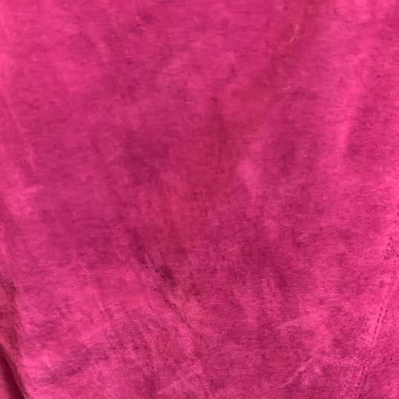 Denim&Co Fuchsia Leather Jacket - Picture 5 of 7